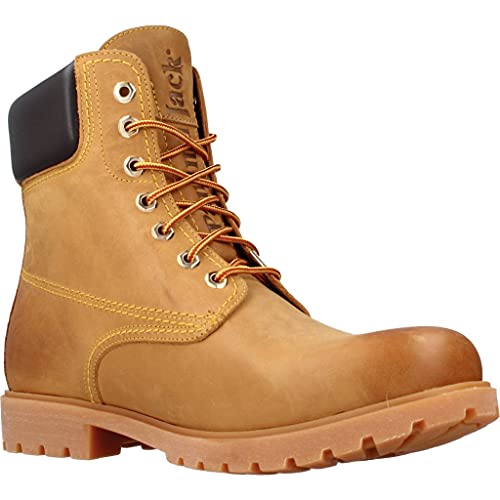 Panama Jack Panama 03 C1 - Náuticos de cuero hombre, color amarillo, talla 45