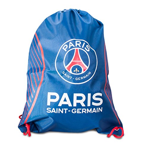 Paris Saint Germain - Mochila de cuerdas con diseño del escudo (Talla Única) (Azul/Blanco)