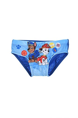 Pat' Patrouille Bañador Slip Patrulla Canina Bebe con Chase y Marshall de 6 a 24 meses - Azul o Rojo (rojo, 6 meses)