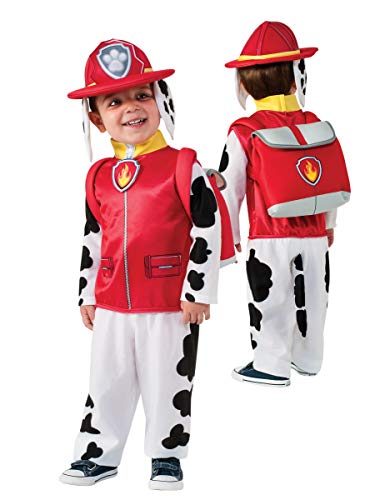 Patrulla Canina - Disfraz de Marshall para niños, infantil S (3-4 años) Rubies 700514-S