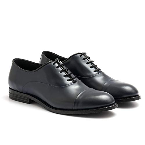 PAWELKS - Blue brused Leather Pawelk's Oxford Shoes - 19025HORSE BLU - 43