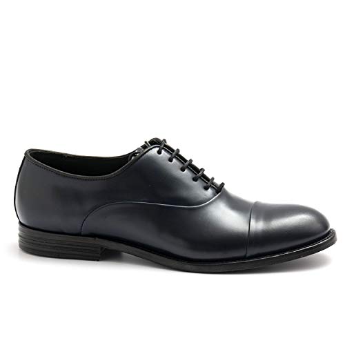 PAWELKS - Blue brused Leather Pawelk's Oxford Shoes - 19025HORSE BLU - 43