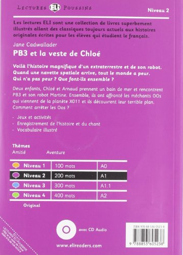 PB3 et la veste de Chloè. Con espansione online. Per la Scuola media (Young readers): PB3 et la veste de Chloe + downloadable audio