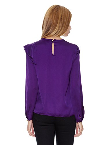 Pedro del Hierro Blusa Volante Lateral Azul ES 42