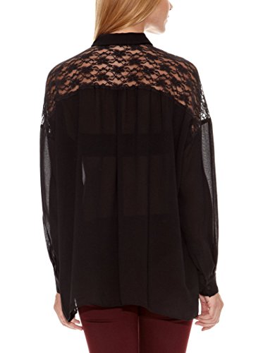 Pepe Jeans London Camisa Mujer Clore Negro L