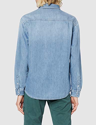 Pepe Jeans Lucy Shirt Blusa, Azul (Light Used 000), X-Small para Mujer
