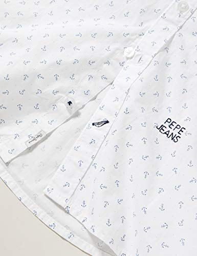 Pepe Jeans Marlon Blusa, Blanco (Optic White 802), 2-3 años (Talla del Fabricante: 2) para Niños