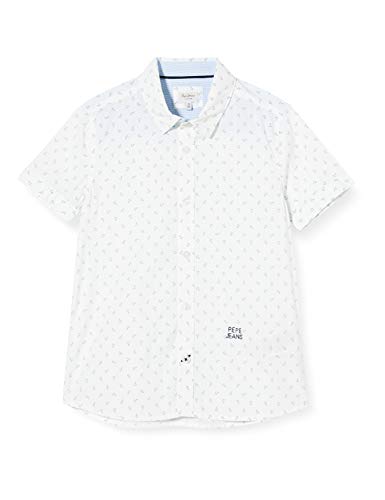 Pepe Jeans Marlon Blusa, Blanco (Optic White 802), 2-3 años (Talla del Fabricante: 2) para Niños