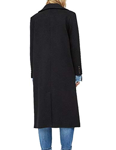 Pepe Jeans Maxi Abrigo Cruzado Mara Negro M