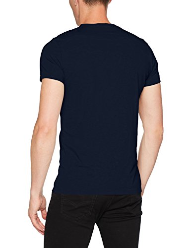Pepe Jeans Original Basic S/S PM503835 Camiseta, Azul (Navy 595), XX-Large para Hombre