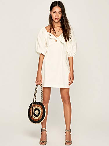Pepe Jeans - PL952666 Linda Champagne- Vestido Lino Mujer (s)