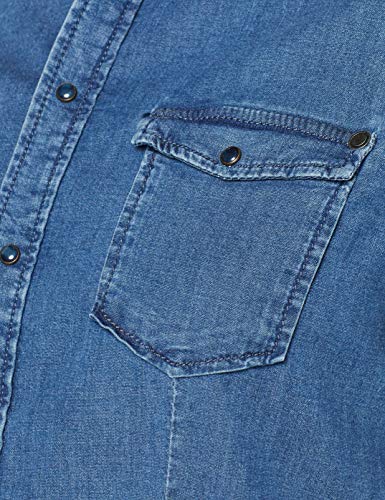 Pepe Jeans Rosie Camisa, Azul (Denim Gp6), XX-Small para Mujer