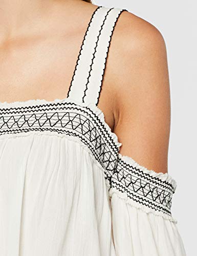 Pepe Jeans Stacey Blusa, Blanco (Whitewash 811), X-Small para Mujer