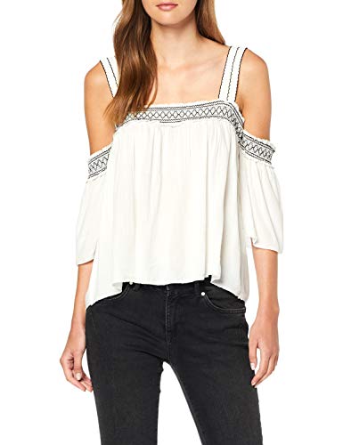 Pepe Jeans Stacey Blusa, Blanco (Whitewash 811), X-Small para Mujer
