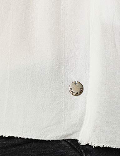 Pepe Jeans Stacey Blusa, Blanco (Whitewash 811), X-Small para Mujer