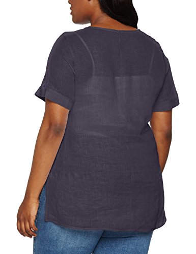 Persona by Marina Rinaldi Beauty, Camisa para Mujer, Azul (Blu Notte), ES 46 (Talla del Fabricante:S)