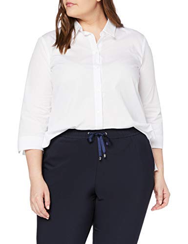 Persona by Marina Rinaldi Big Camisa, Blanco (Yogurt Ottico 001), 46 (Talla del Fabricante: 21) para Mujer