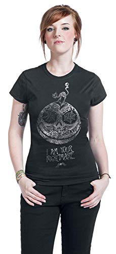 Pesadilla Antes De Navidad Jack Skellington - I Am Your Nightmare Mujer Camiseta Negro M