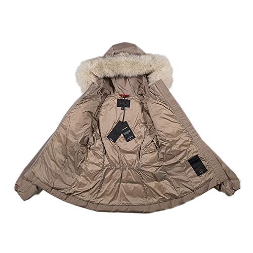 PEUTEREY Turmallet ML 04 Fur PED3656 - Plumífero para mujer con capucha gris 40