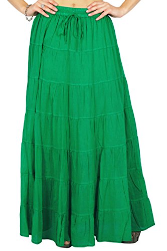 Phagun Falda de la Falda Maxi Larga Playa del Desgaste del Verano del algodón Ropa