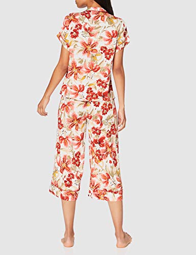 Pijama Camisero Estampado Tropical