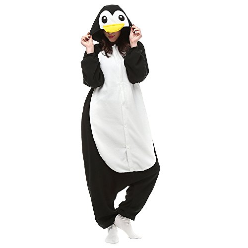 Pijamas Animales Mujer Disfraces de Cosplay para Adultos Pijama pinguino Enteros, S