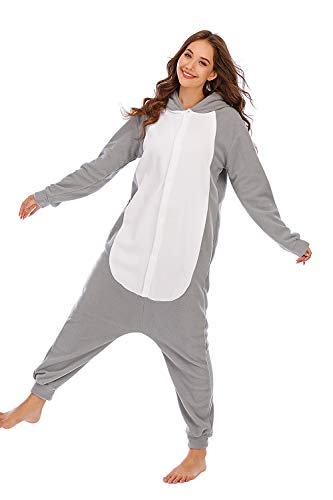 Pijamas de Animales de Una Pieza Unisexo Adulto Traje de Dormir Cosplay Pijama de Koala,LTY54,XL