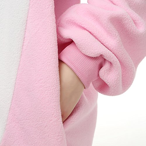 Pijamas de Animales Disfraces Onesie Animal para Adultos Mono Cosplay Pijama Cerdo Invierno Unisex Mujeres y Hombres,LTY53,M