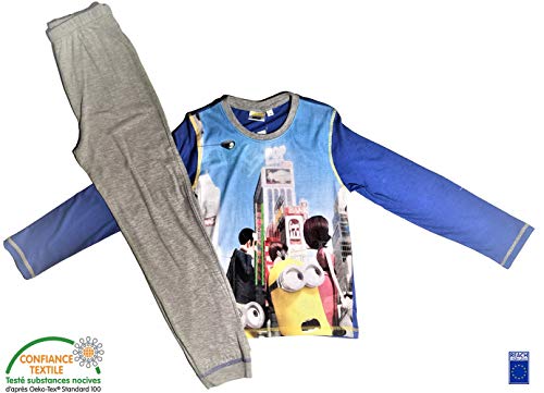 Pijamas Minion Minions Despicable Me Pijama Niños "Nueva Colección 2016" (3 Años, Azul)