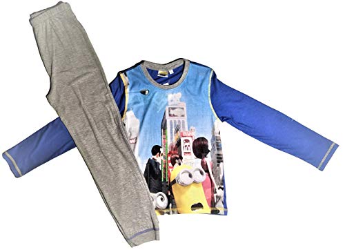 Pijamas Minion Minions Despicable Me Pijama Niños "Nueva Colección 2016" (3 Años, Azul)