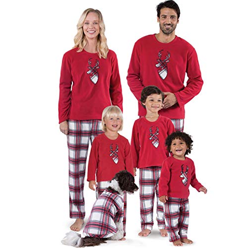 Pijamas Mujer Camisón Pijamas De Navidad A Juego con La Familia Año Nuevo Mamá E Hija Madre Papá Niña Niño Aspecto Familiar Ropa De Navidad Dadxl Rojo