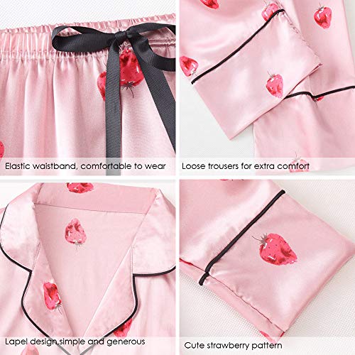 Pijamas Mujer Ropa de Dormir Ropa de Casa Elegante 7 Piezas Camisónpara Mujer Suave y Comodo Dormir Casual Conjunto de Pijamas para Todas Las Estacioes Camisones