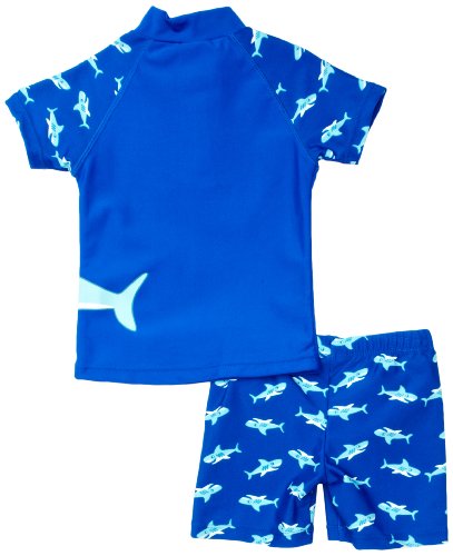 Playshoes UV Protection Bath Set Shark Ropa de natación con protección Solar, Niños, Azul (Original), 86/92
