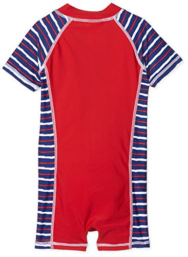 Playshoes UV-Schutz Einteiler Taucher Bañador, Rojo (Rot 8), 74 (Talla del fabricante: 74/80) para Niños