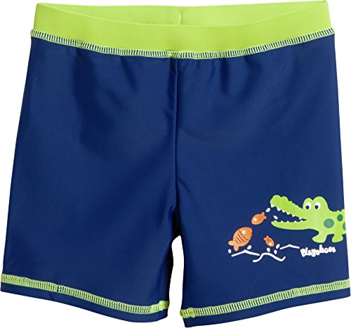 Playshoes UV-Schutz Short Krokodil Bañador, Azul (Marine 11), 122 (Talla del Fabricante: 122/128) para Niños