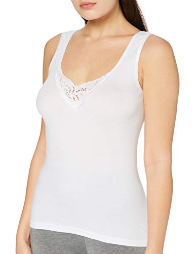 Playtex APP4750, Camisa Deportiva para Mujer, Blanco (Blanco/Branco 000), Medium (Tamaño del fabricante:M)