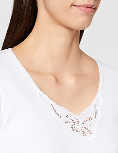 Playtex APP4756, Camisa Deportiva para Mujer, Blanco (Blanco/Branco 000), Medium (Tamaño del fabricante:M)