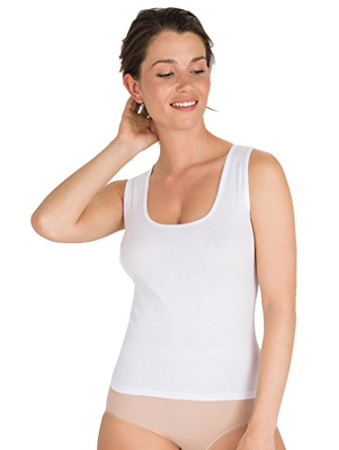 Playtex Camiseta Interior de Algodón Para Mujer con Tirante Ancho XL