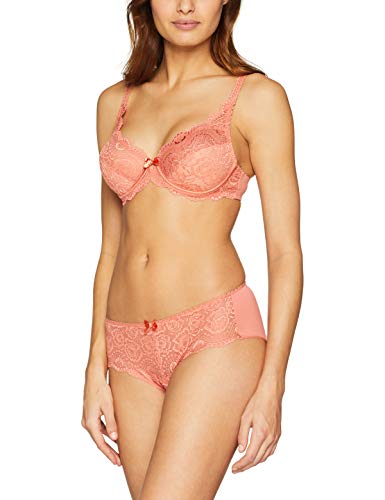 Playtex Culotte Midi Flower Elegance Pantalones, Naranja (Orange Cannelle 09K), 40 para Mujer