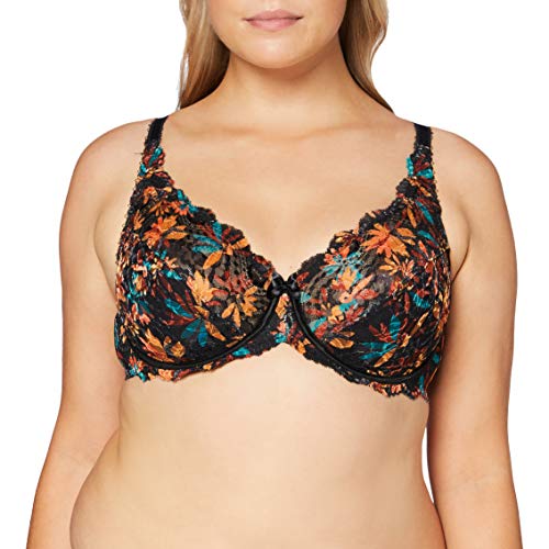 Playtex Flower Elegance Full Cup Sujetador, IMPRESIÓN DE OTOÑO, 100B para Mujer