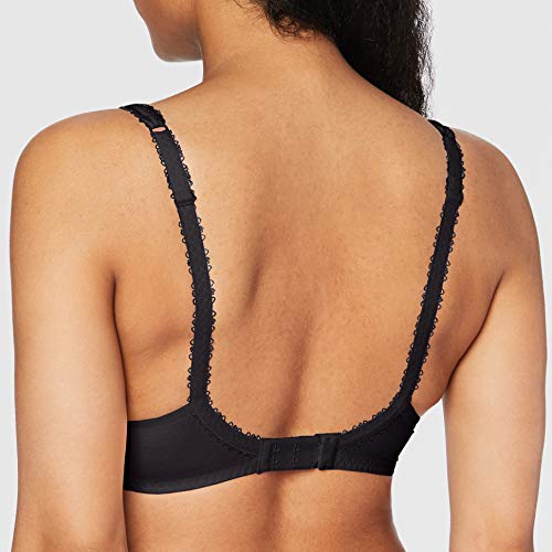 Playtex Flower Elegance Spacer Sujetador con aros, Negro (Negro/Preto), 100 D para Mujer