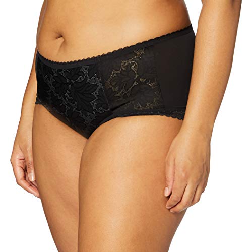 Playtex Shorty Invisible Elegance Bañador, Negro (Noir 09O), 40 para Mujer