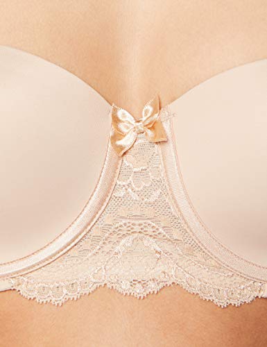 Playtex Soutien-Gorge Avec Armatures Flower Elegance Strapless Sujetador sin Tirantes, Beige (Beige 007), 95E para Mujer