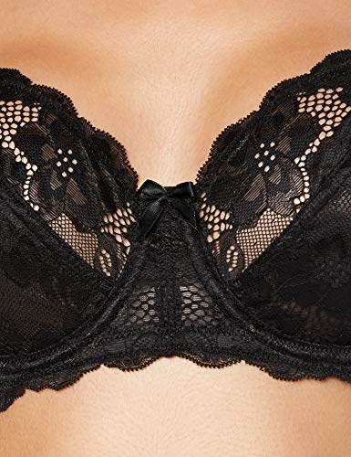 Playtex Soutien-Gorge Emboitant Avec Armatures Essential Elegance Sujetador con Aros, Negro (Noir 001), 95D para Mujer