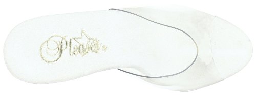 Pleaser EU-KISS-201 - Sandalias de Material sintético Mujer, Color Transparente, Talla 37