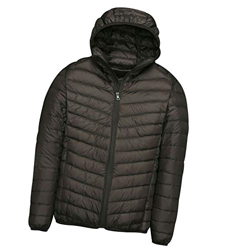 Plumas Ligero Hombre Plumiferos Hombre Con Capucha Chaquetas De Plumas Ligeras Abrigo Chaqueta Plumas Cazadora Ligera Chaquetas De Plumon Plumifero Fino Abrigos Caballero Chaquetones Invierno Verde XL