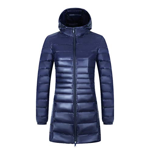 Plumas Mujer Plumiferos Ligeros Mujer Con Capucha Abrigo Plumas Largo Ultralight Plumon Chaqueta Plumifero Ligero Abrigos Largos Señora Chaquetas Invierno Cazadoras Chaquetones Casacas Primavera