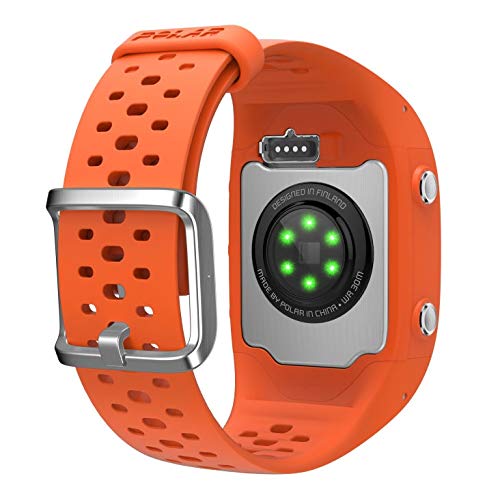 Polar M430 Reloj de Running con GPS y Frecuencia cardíaca en la muñeca - Multideporte - Actividad 24/7 - Naranja, M/L