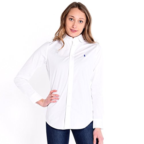 Polo Ralph Lauren V33Ig270Bg207, Blusa Para Mujer, Blanco (White B1426), Small (Talla fabricante: 4)