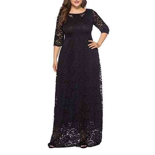 POLP Vestidos Vestidos Largos Tallas Grandes Mujer Vestidos de Encaje Elegante Noche Invierno Vestido de Novia para Boda Mujer Gorda Mini Faldas Mujer Sexy Primavera Verano Otoño XXL-8XL